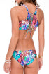 Luli Fama Gorgeous Chaos Glam High Neck Reversible Top
